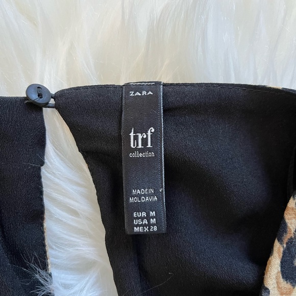 Animal print Zara dress, gently use - Picture 4 of 7